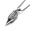 Hawk Necklace for Stainless Surgical Hawk Motif Punk Popular Accessory Men, Steel, Silver, Animal, Pendant, Style, Cool, Party,