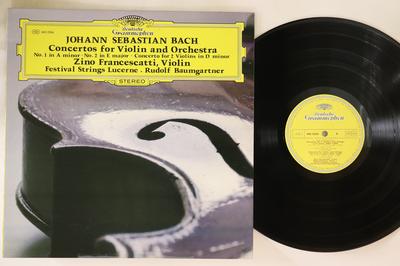 LP Record ZINO FRANCESCATTI REGIS PASQUIER   Bach Violin Concertos MG2354 DEUTSCHE GRAMM  Japan Classical Used