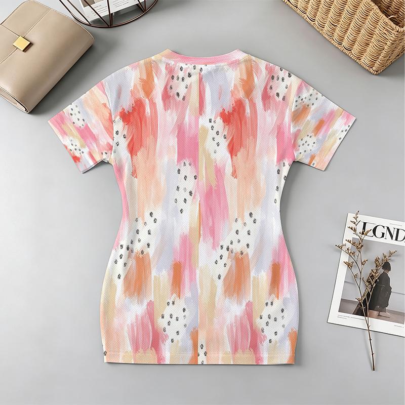 Women's Minimalist Basic V-Neck Short Sleeve Fitted Mini Dress,Soft Versatile,Ideal for Beach Vacation,Daily Casual,Work Commute