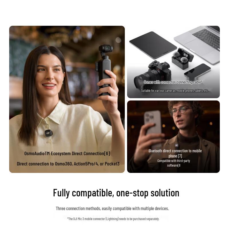 DJI Mic 3 Wireless Lavalier Microphone System