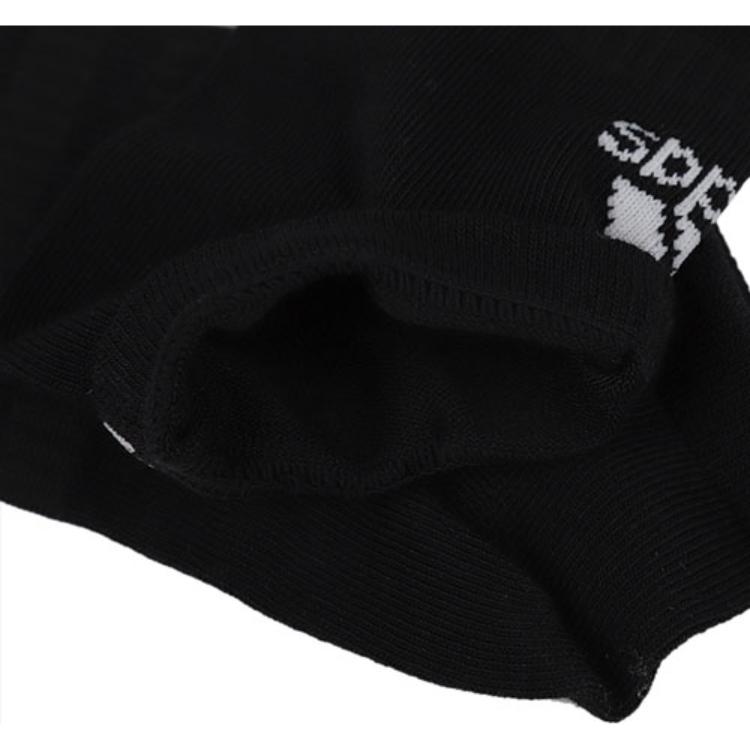 adidas Ankle Socks Unisex 3 Pack Black DZ9423