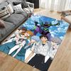Anime Robot and Teen Characters Suitable As a Non-slip Mat for the Living Room or Bedroom Sofa