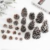 DIY Christmas Tree Decor: Bleached Pine Cones & Dried Flowers with Cedar and American White Pine Cones