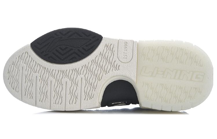 Li Ning Wave, Zen Low top Skateboard Shoes Women's Gray Black Blue AGCR214-1