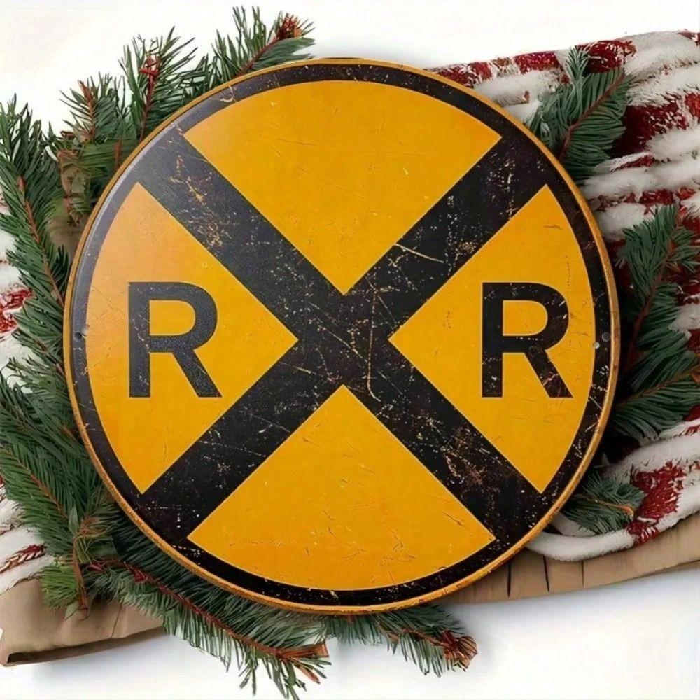 Vintage Tin Sign Metal Wall Art 20x20cm Retro Home Decor