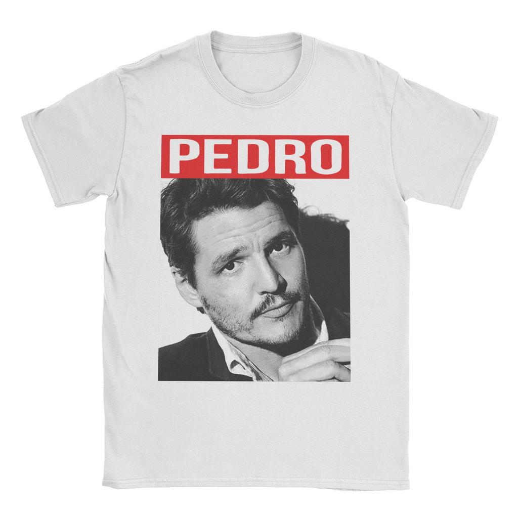 2026 Herren Damen Pedro Pascal T-Shirt Lustiger Schauspieler Vintage 90er Reine Baumwolle Oberteile Mode Kurzarm Rundhals T-Shirts Neue T-Shirts
