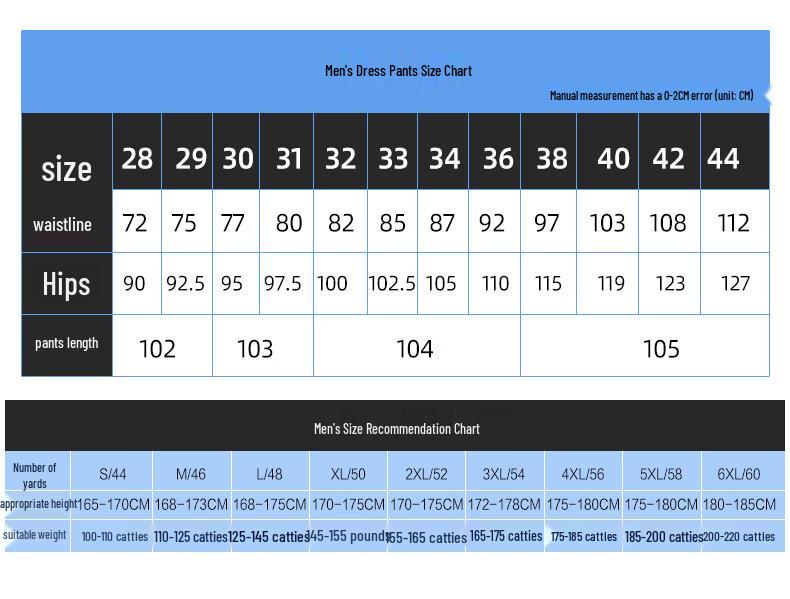 Unisex Professional Slim-Fit Dress Pants