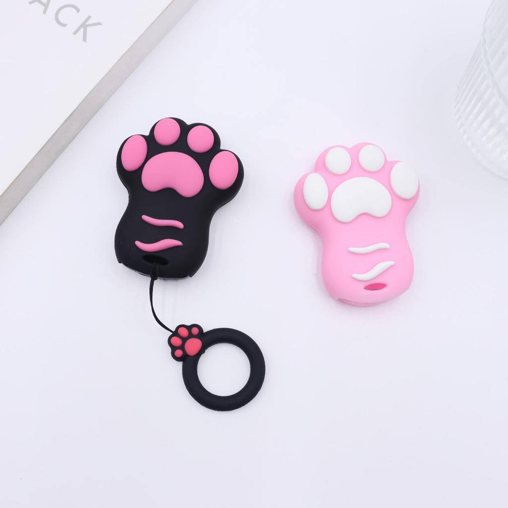Cat Paw Cartoon Key Cover for Yamaha & Honda Motorcycles