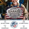 Personalized Metal Sign Custom Garage Workshop Wall Art