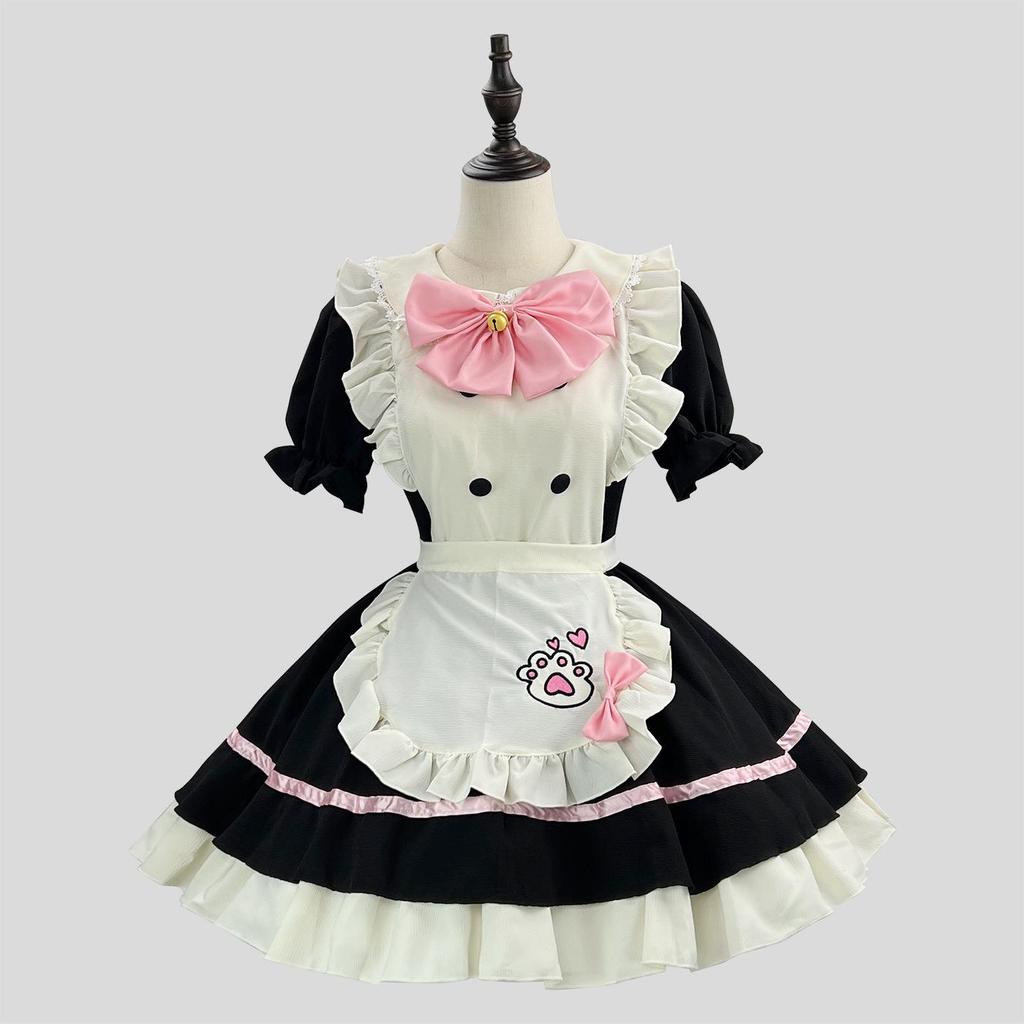 New Cross-Border Cute Maid Cosplay Lolita Halloween Costume for Women