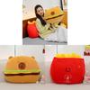 Water Porcupine Hamburger Plush Toy Coin Pouch Bed Headrest Sofa Cushion For Living Room Decor