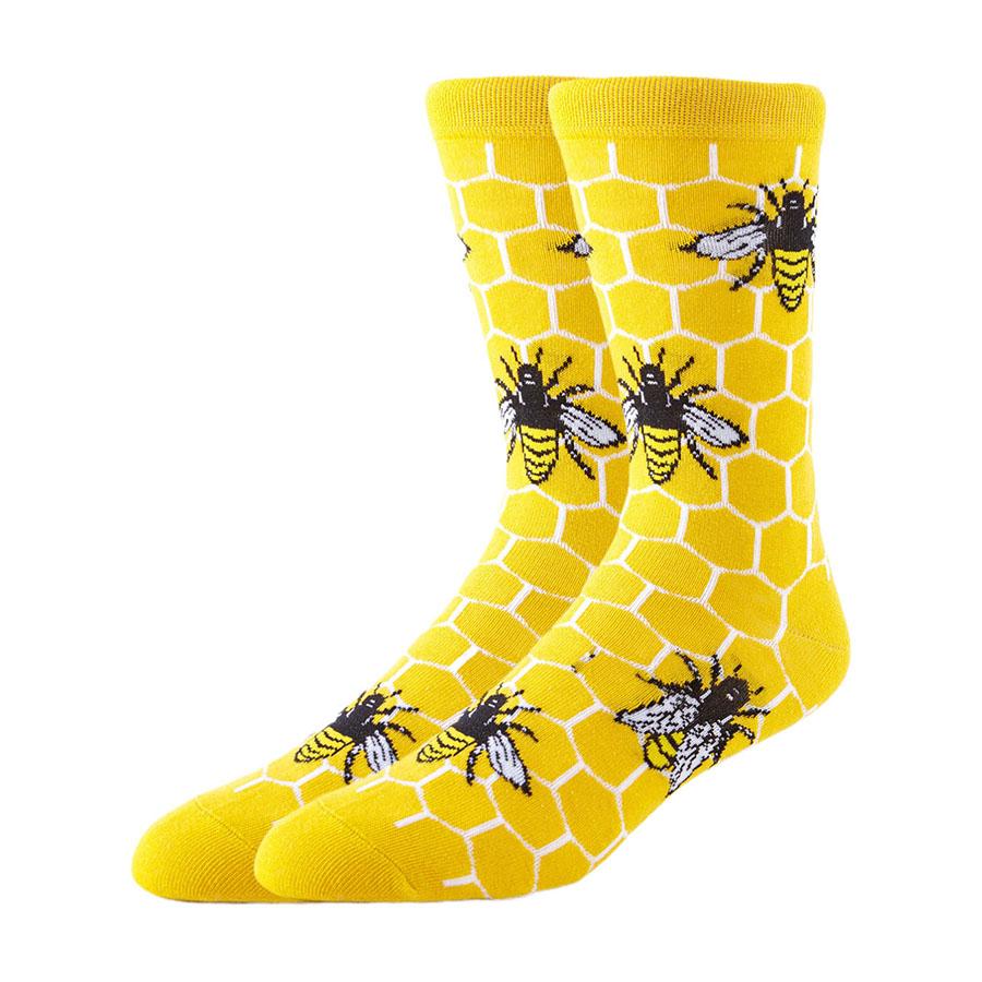 men women crew socks happy socks street fashion style designer creative novelty funny happy sox skateboard