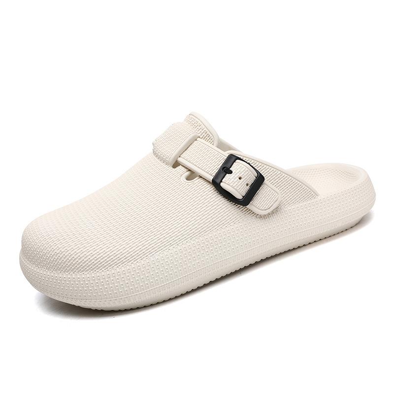 Fashion Men Slippers Autumn Fashion Half Shoes Non-slip Kitchen Shoes Lightweight EVA Slides Comfortable Male Sandals Beach Slippers