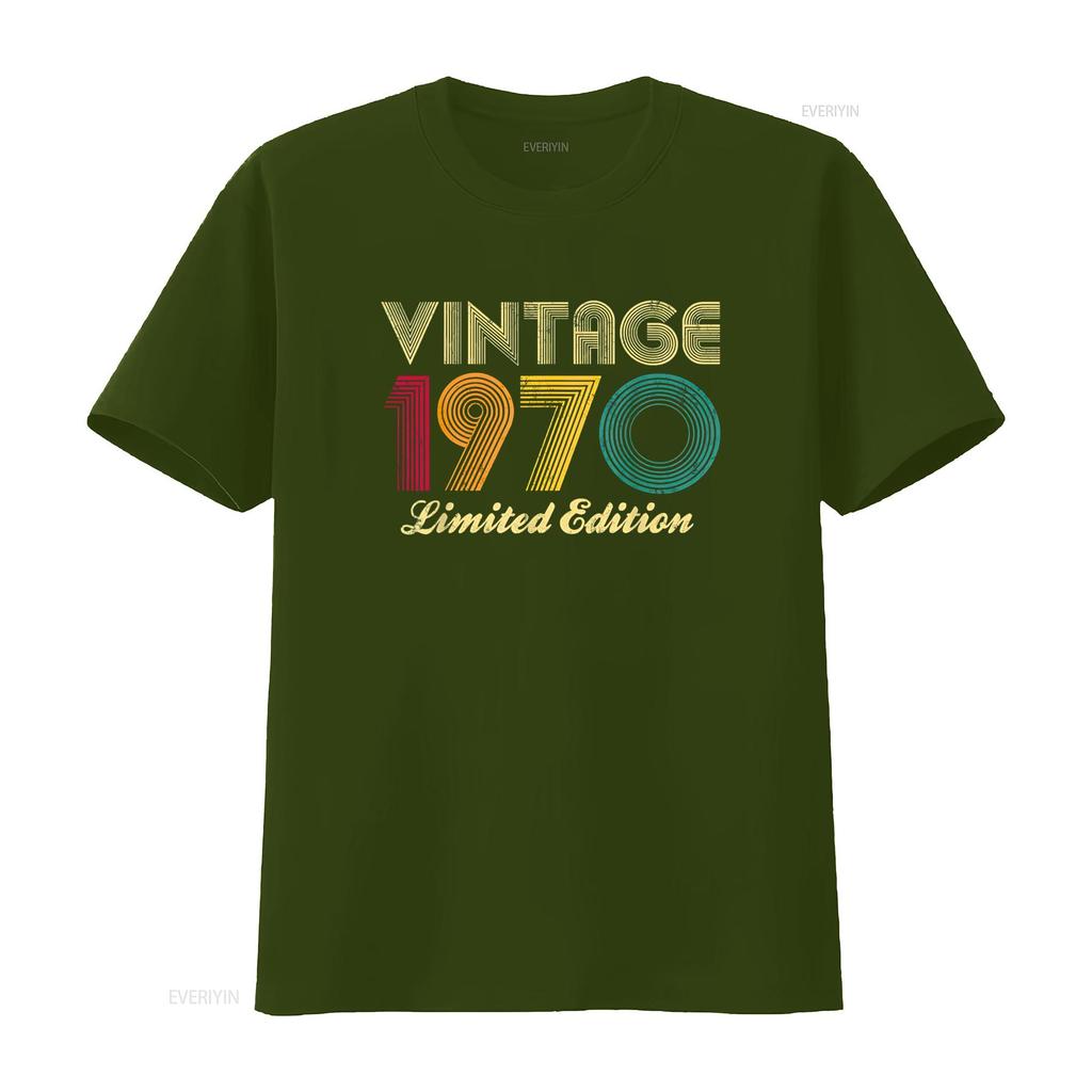 53rd Birthday Vintage 1970 53 Years Old Retro T Shirt vintage Washed fashion streetwear Stylish Soft graphic designer clothes