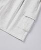 TOPBOY Heavy Duty One-Pleat Cargo Training Shorts White Melange