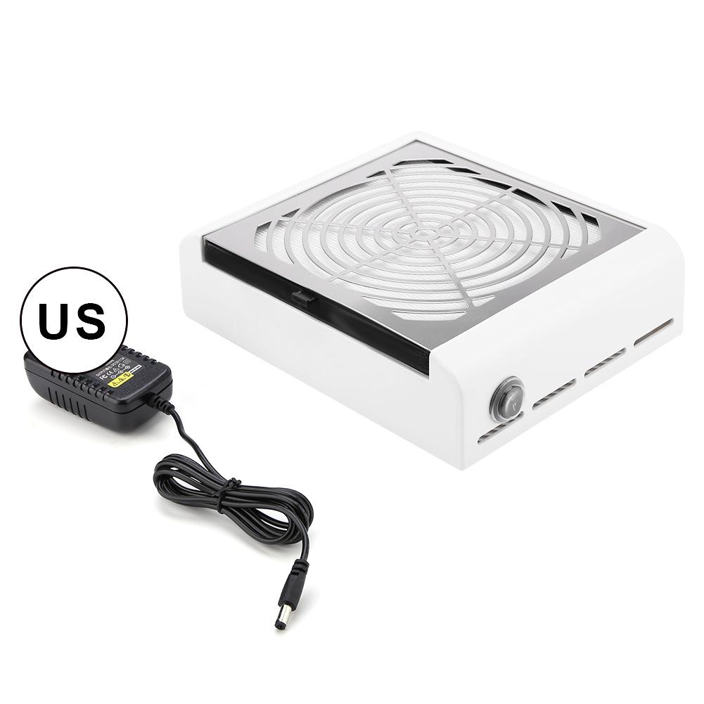 

40W Nail Suction Circle Nail Dust Suction Fan Dust Collector Manicure Machine US Plug