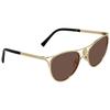 Versace Dark Brown Butterfly Ladies Sunglasses Ve2237 125273 57