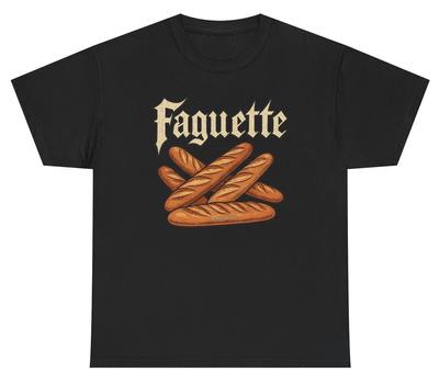 Faguette T Shirt Funny Baguette Gay LGBTQ Pride Gen Z Meme Humor Tee