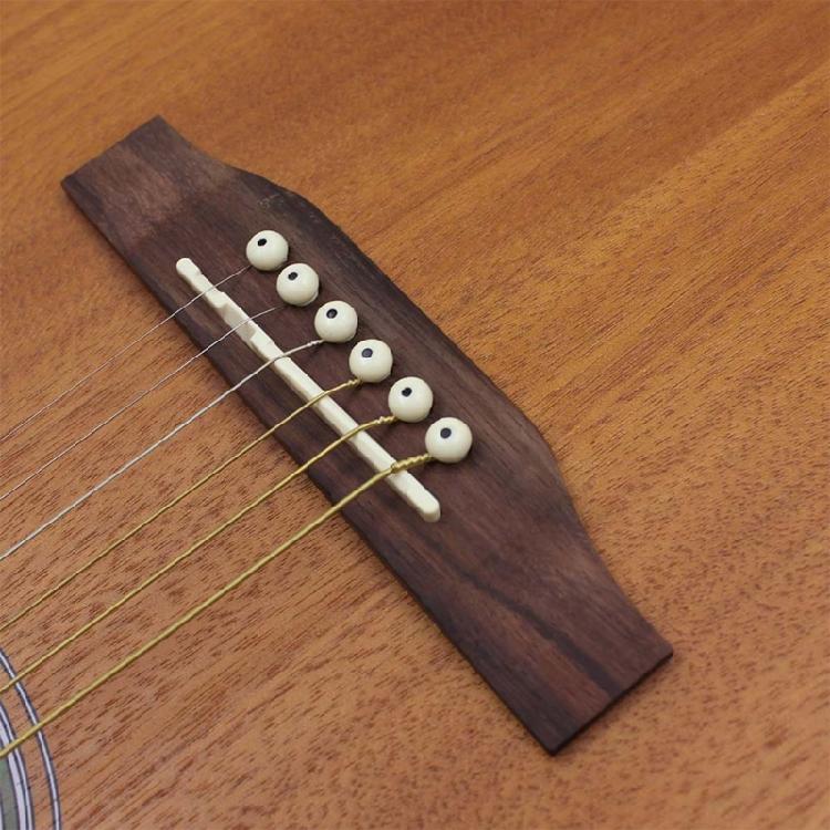 Set of 6 Guitar String Replacements Acoustic Guitar Strings Part Stainless Steel