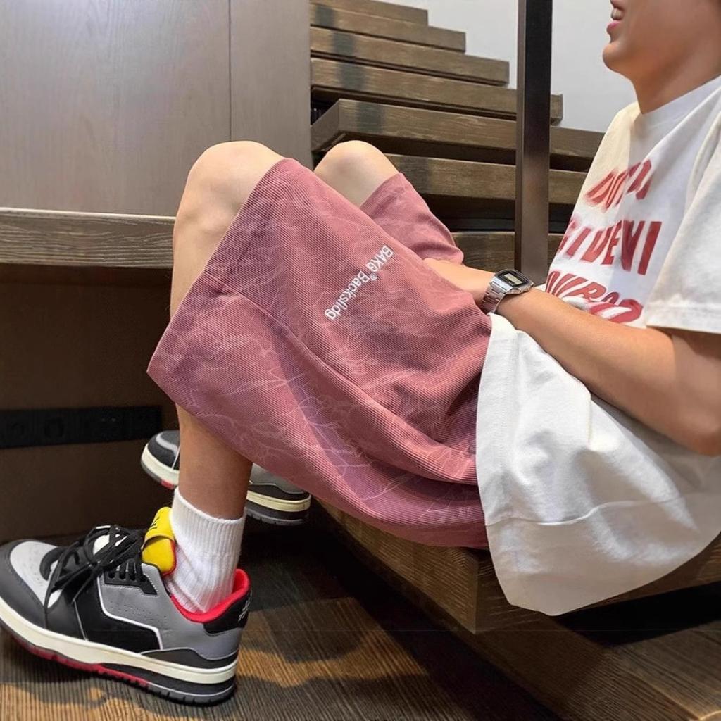 Summer Breathable Thin Shorts Wear Large Size Loose Sports and Leisure Five-point Medium Pants