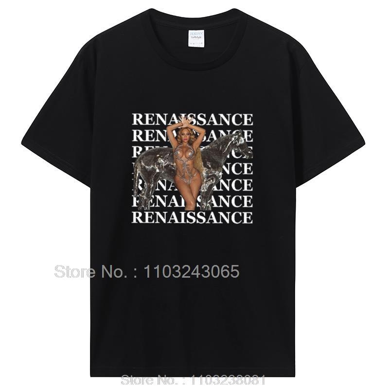 Singer New Album Beyonce Renaissance TShirt Tee For Fans Unisex Unisex Cotton Tshirt Fashion Tops Casual Streetwear