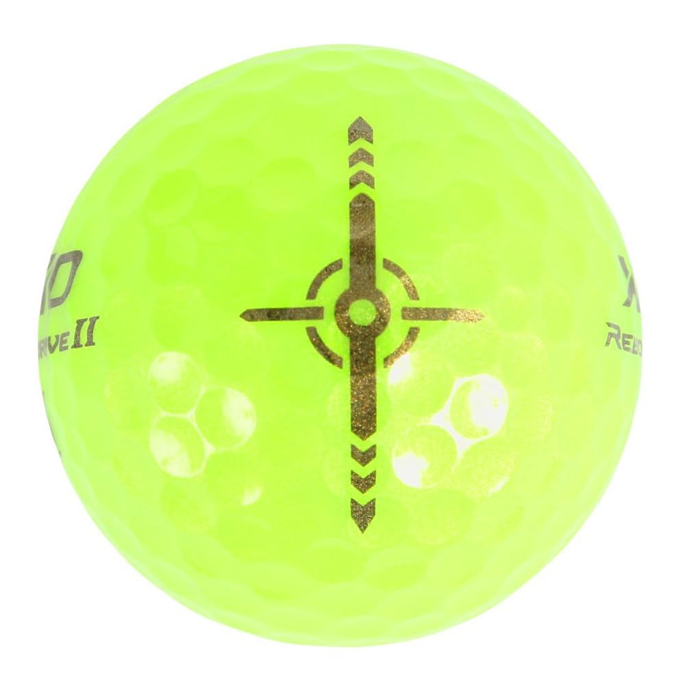 XXIO Rebound Drive Golf XXIO RD2 XN RD2 ŻÓŁTY Rękaw x Piłki, (3 szt) (Żółto-zielony/FF/Męski)