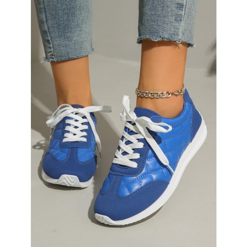 Neue Schnür-Freizeit-Sportschuhe für Damen, mit weicher Sohle und vielseitig, Forrest Gump Schuhe, Bequeme kleine weiße Schuhe