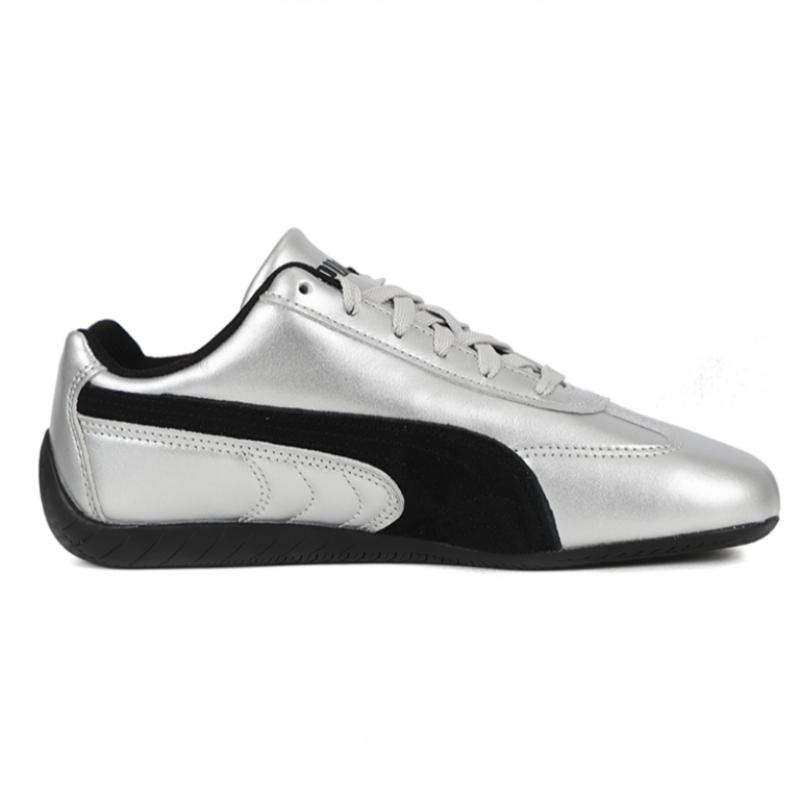 Puma Zapatos Plateado Metálico Negro Rosa Speedcat