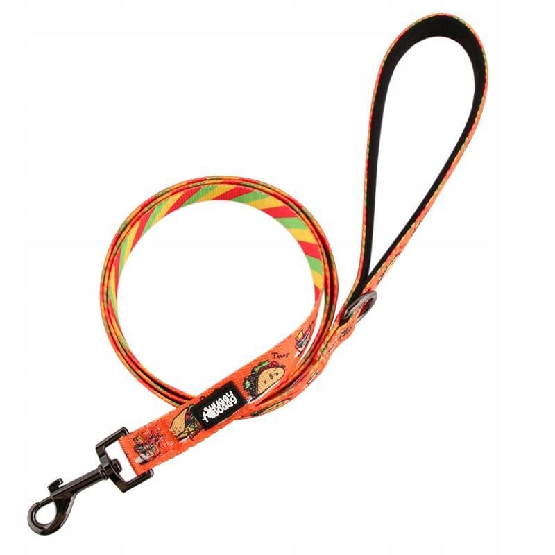Smycz dla psa krótka 1.5m kolorowa buldoga francuskiego pudla huggy doggy m
