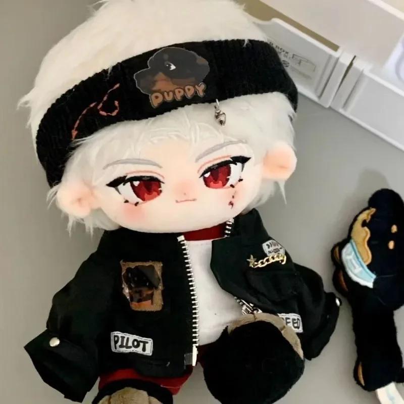 20cm Love and Deepspace Sylus Cotton Doll Kawaii Anime Cosplay Body Idol Dolls Soft Toy Dress Up Outfit Toys Fan Collection Gift