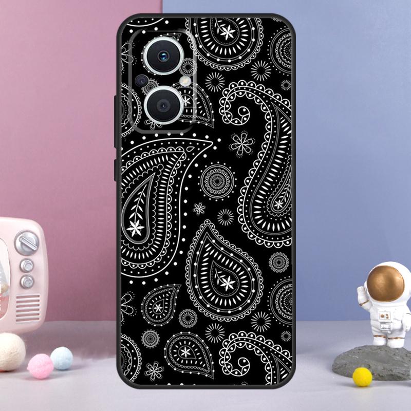 Paisley Pattern Funda For OPPO Reno 12 F 11F 13F 14F 10 11 13 14 Pro 7 8 Lite OPPO Find X9 X6 X5 X8 Pro Case