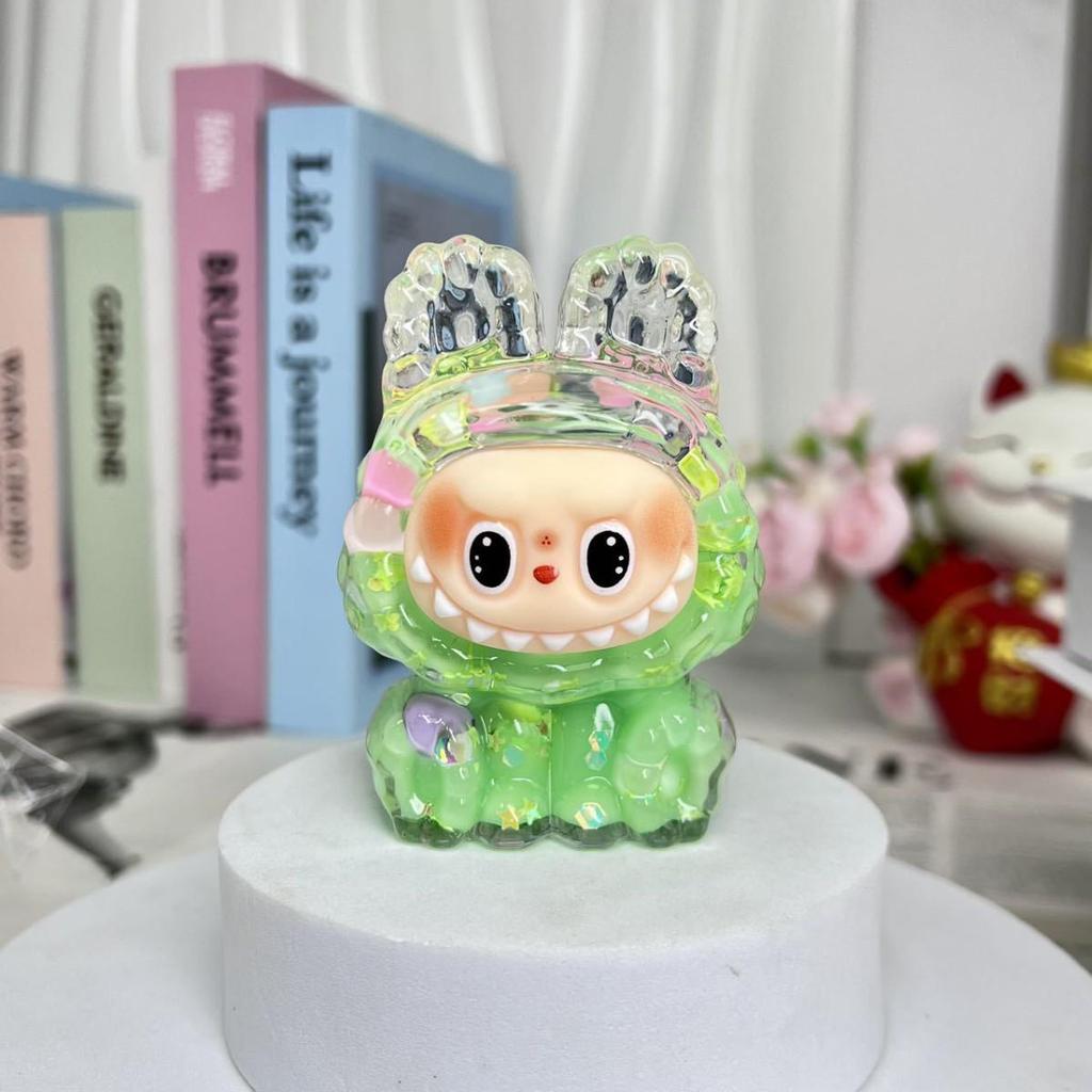 Labubu Oil Quicksand Blind Box DIY Cute Handmade Doll Ornaments