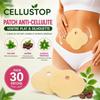 30 Patch Ventre Plat Anti-Cellulite - Patchs Minceur Thé Vert Caféine Guarana Raffermissant Corps Femme Peau d'Orange