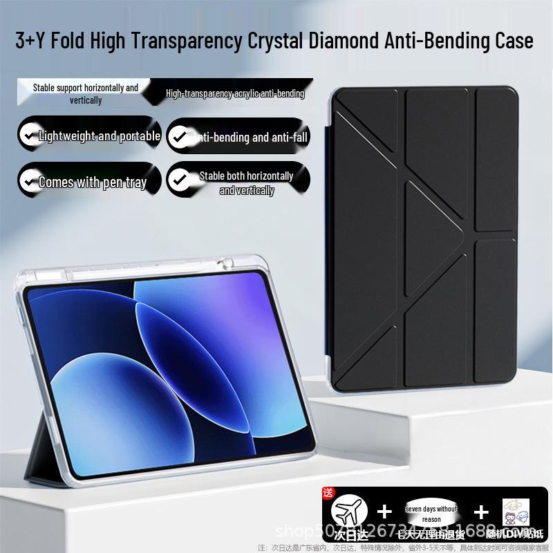 Etui do Xiaomi Pad 8 Pro z miejscem na rysik dla 7 Pro/6/6S Pro 12,4 cala - Ochrona przed zginaniem i upadkiem