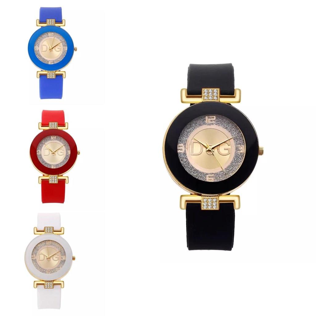 Fashion Silicone Quartz Watch With Candy Colors Wholesale Women's Fashion Quartz Watch