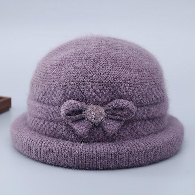 Women's Winter Wool Hat: Fashionable, Thick, Warm with Ear Protection for Middle-aged and Elderly
