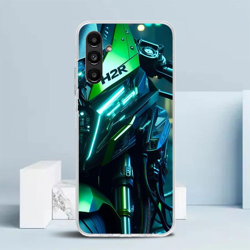 Sport Car Motorcycle H2R Cool Cover for Samsung Galaxy A17 A37 A57 A16 A26 A36 A56 A15 A14 A55 Phone Case A13 A53 A25 A35 A24 A3