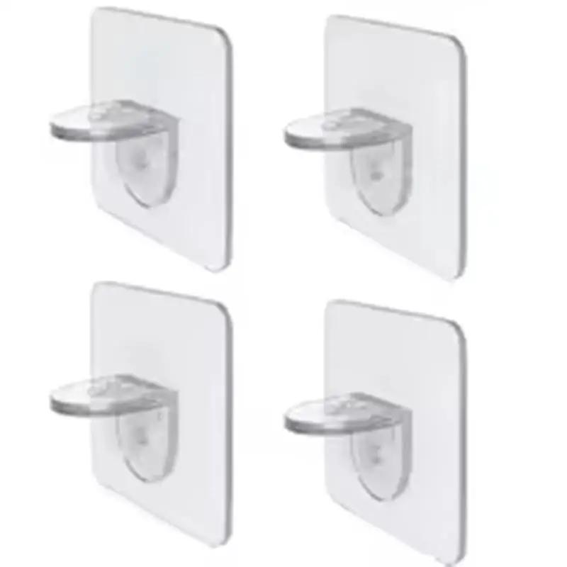 Клейкий гвоздь для полкодержателя, самоклеящийся, зажим для полкодержателя шкафа, настенный кронштейн, перегородка, не требующий сверления, прочный кронштейн