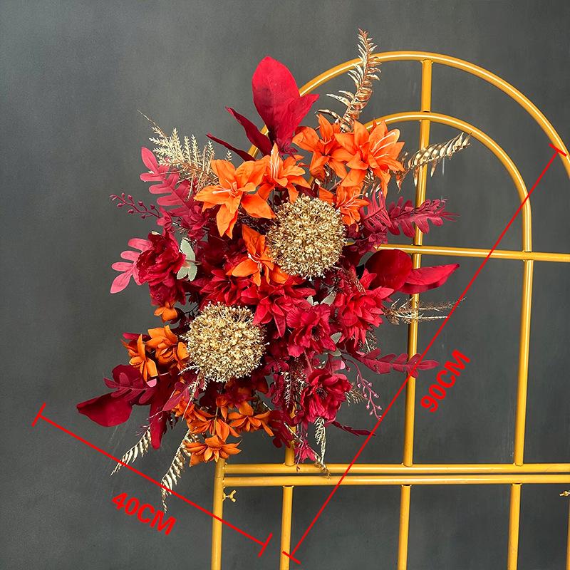 Silk Floral Wedding Aisle & Wall Decoration