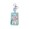 Push-pull Sliding Card Holder Acrylic Decorative Keychain Automatic Retractable Rope