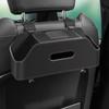 Auto-Organizer-Box, multifunktionale Auto-Taschentuchbox aus Leder, Aufbewahrungsbox für den Rücksitz des Autos, Telefonsitz, Papiertütenhaken, Wasserbecherhalter