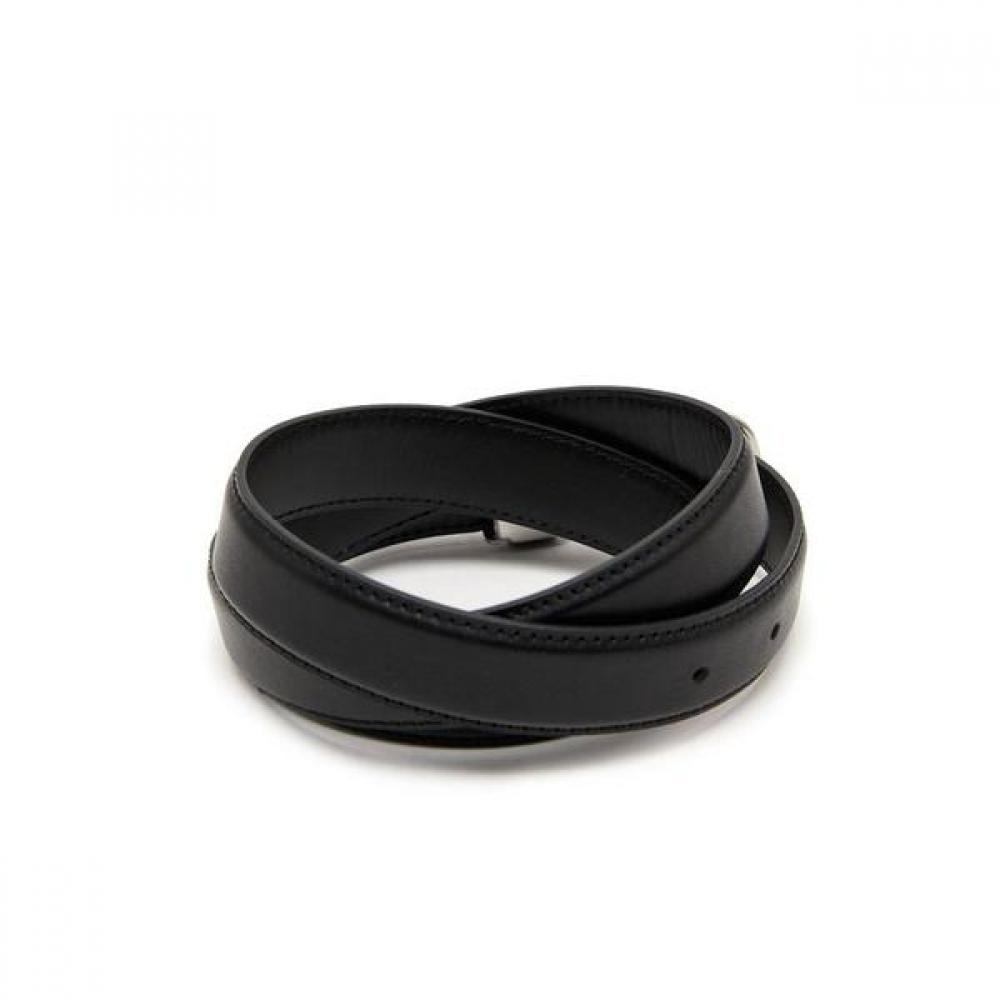 Daks Black Leather Slim Belt Dbbe9e741