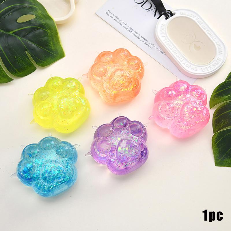 

1 шт., подарок для девочки, кавайная мини-мягкая кошачья лапка, сжимаемая игрушка, милая кошачья лапка, животное, данго, беспокойный детский сенсорный реквизит