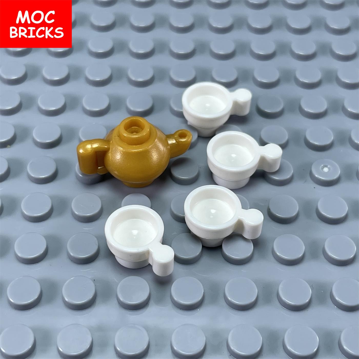 

Non-Toxic Moc Bricks Teapot Utensil Cup Chinese Kung Fu Tea Genie Lamp 98383 Educational Building Blocks Action Figure Toy Kid Gift