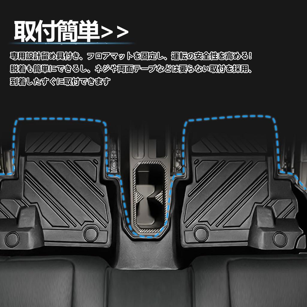 ElitingCar Floor Mats for Suzuki Jimny JB64 and JB74 July 2018 3D Construction for Manual Transmission and Made with Antibacterial TPE Easy Interior