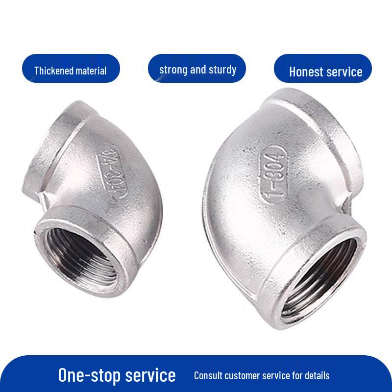 Naixin 304 Stainless Steel 90-Degree Female Threaded Pipe Elbow