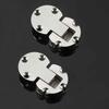 2Pcs Folding Hinges Cabinet Door Flap Hidden Hinge Zinc Alloy Invisible Hinges Furniture Fitting Practical Home Hardware