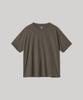 ANOTHER OFFICE Library Raw-Edge Tee (Brown)