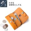 Wallet Mini Wallet Genuine Leather Sub Wallet Popular Made in Japan Thin Wallet 3WAY MINI WALLET Blue [Fabric] Men's Women's
