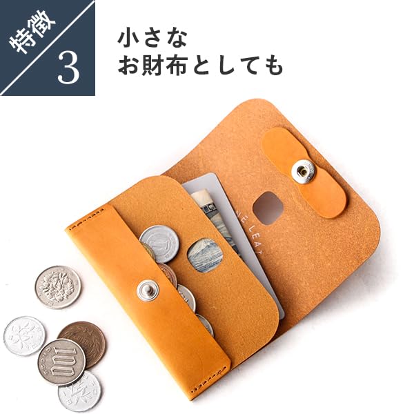 Wallet Mini Wallet Genuine Leather Sub Wallet Popular Made in Japan Thin Wallet 3WAY MINI WALLET Blue [Fabric] Men's Women's